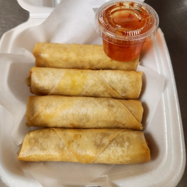 Veggie Egg Rolls.