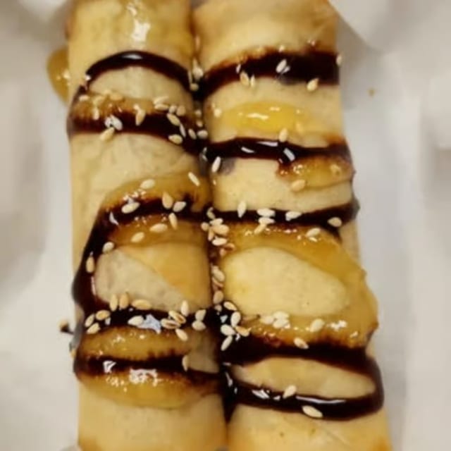 Banana Egg Rolls.
