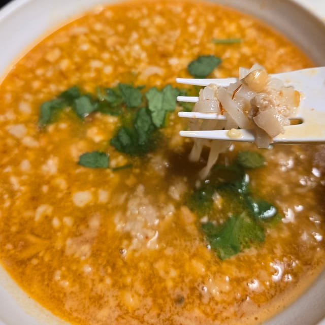 Tom Yum Noodle Soup.